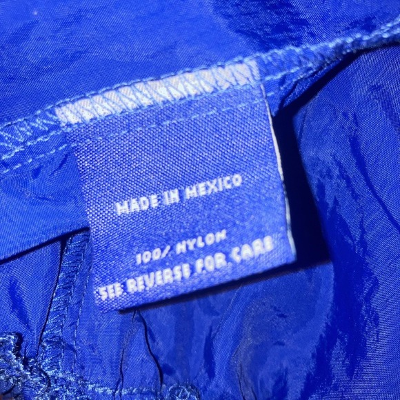 VINTAGE‎ 90S STARTER WINDBREAKER JACKET UNISEX SIZE Large BNWT BLUE - Picture 3 of 8